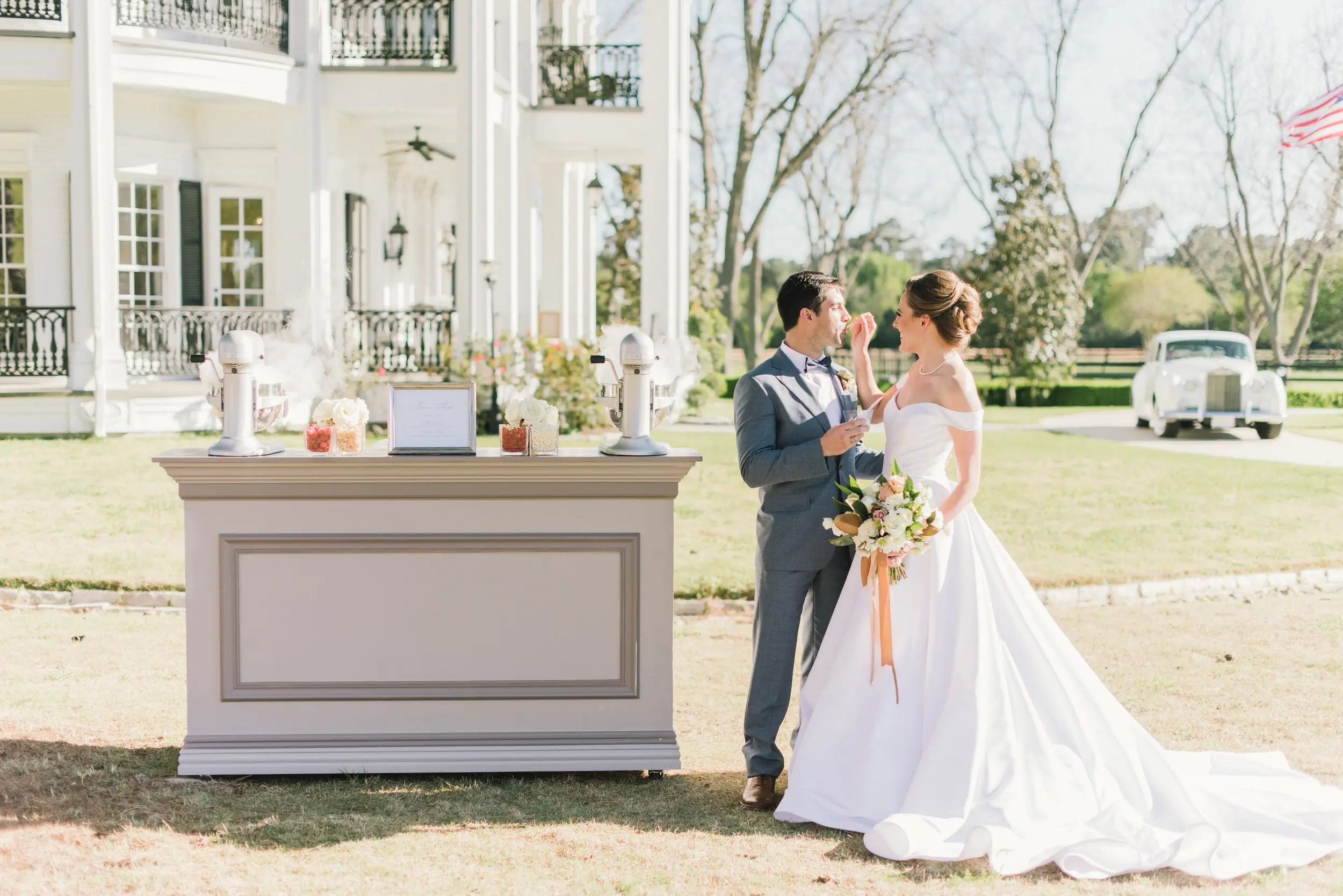 Elegant branded dessert cups