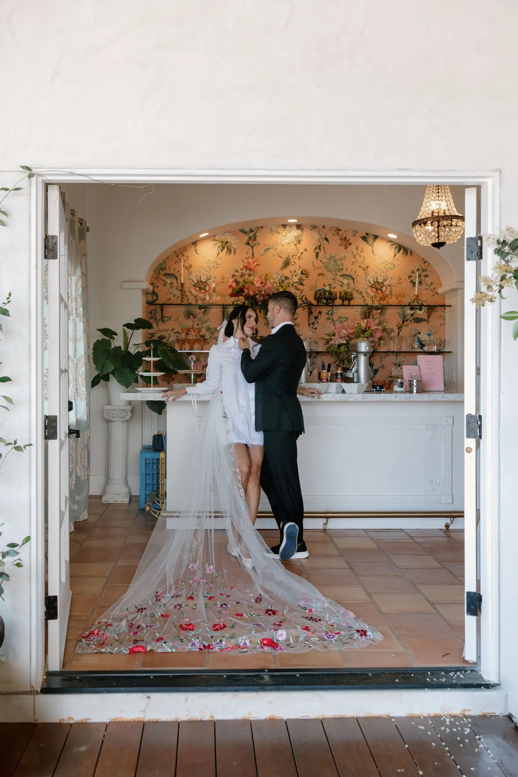 Nitrogen ice cream bar setup at an outdoor event